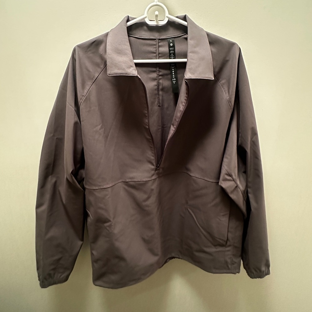 Lululemon Carob Brown Collared Half-Zip Jacket